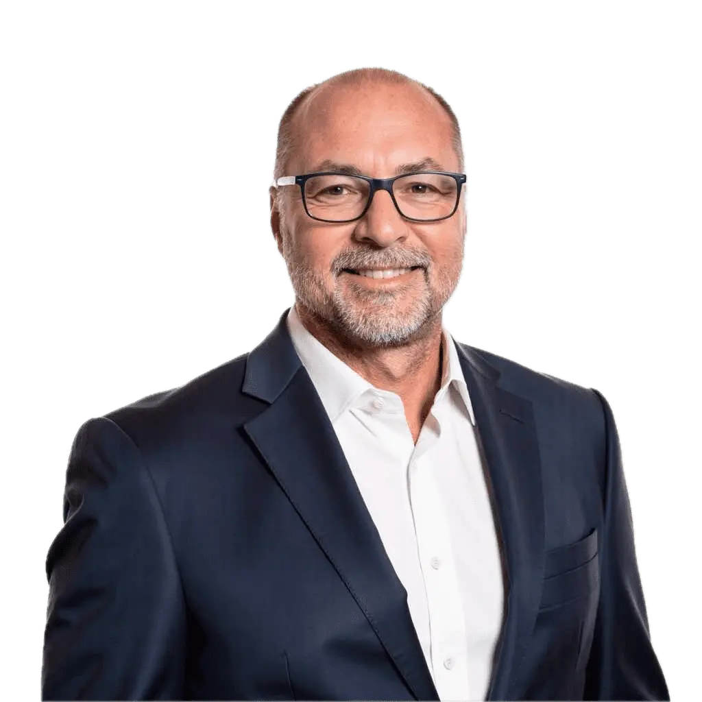 Eric Caldwell — founder of WebJIVE, standing confidently with arms crossed
